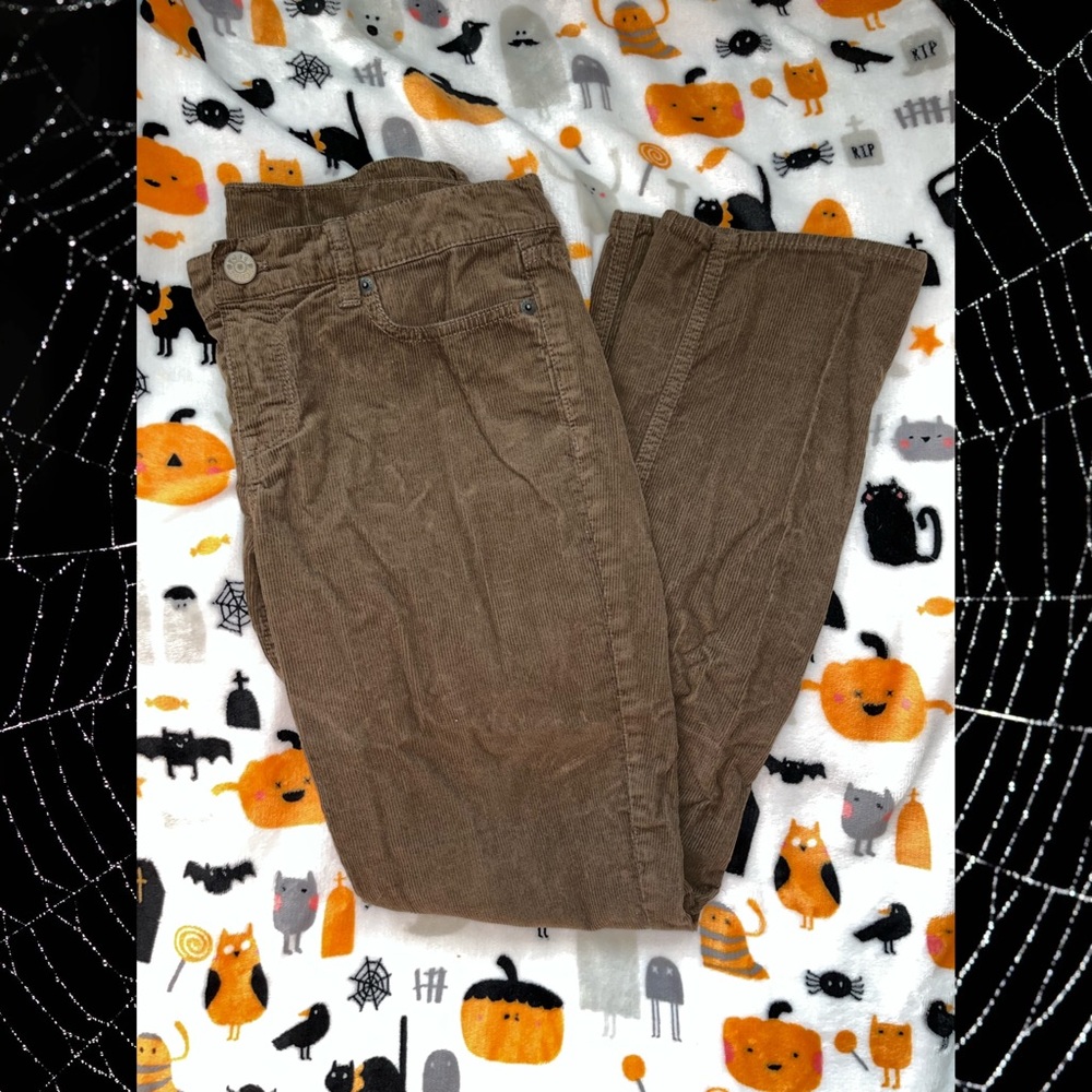 womens jcrew city fit brown corduroy pants